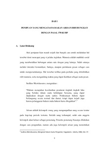 PENIPUAN YANG MENGATASNAMAKAN ARISAN DIHUBUNGKAN DENGAN PASAL 378 KUHP ...